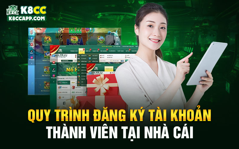 Quy trình đăng ký tài khoản thành viên tại nhà cái