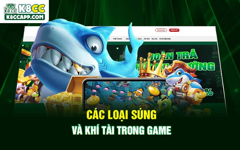 Các loại súng và khí tài trong game